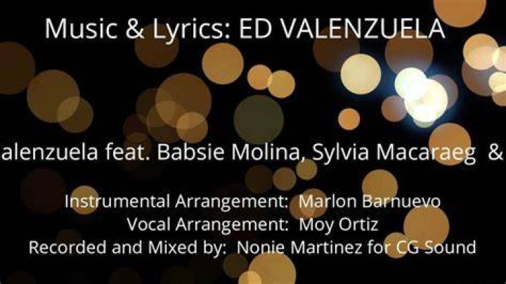 Ed Valenzuela's Nostalgic Pinoy Music Rediscovered